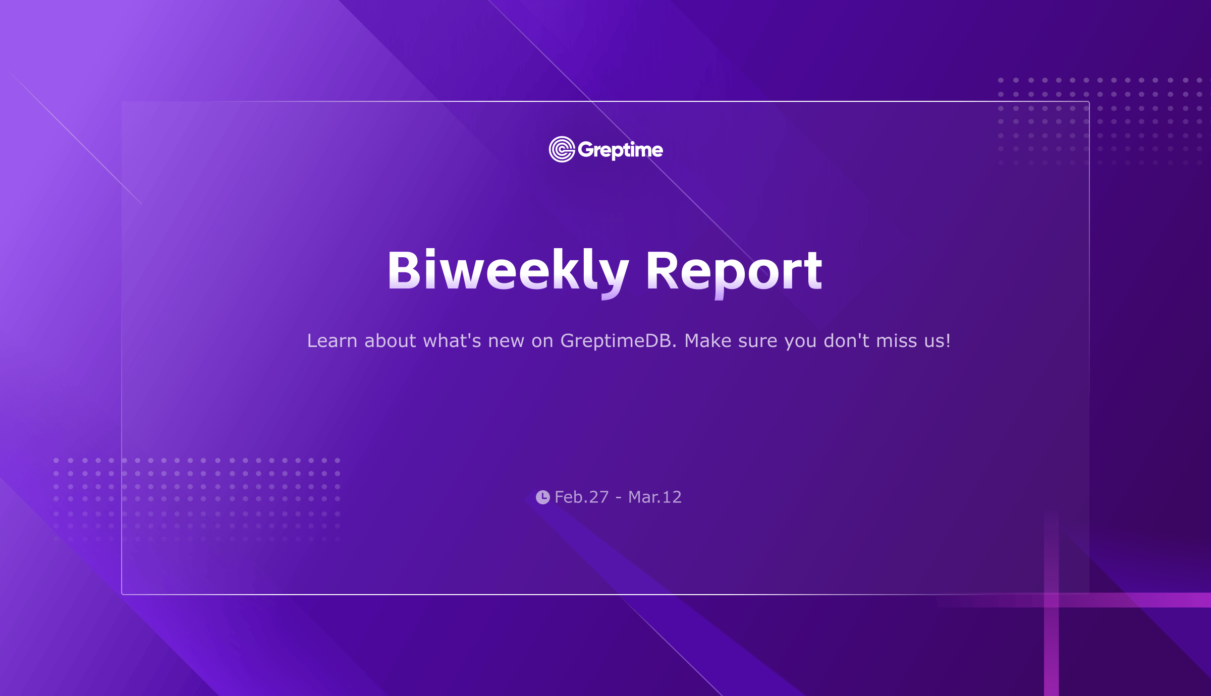 Biweekly Report (Feb.27 - Mar.12) – Supports REPL