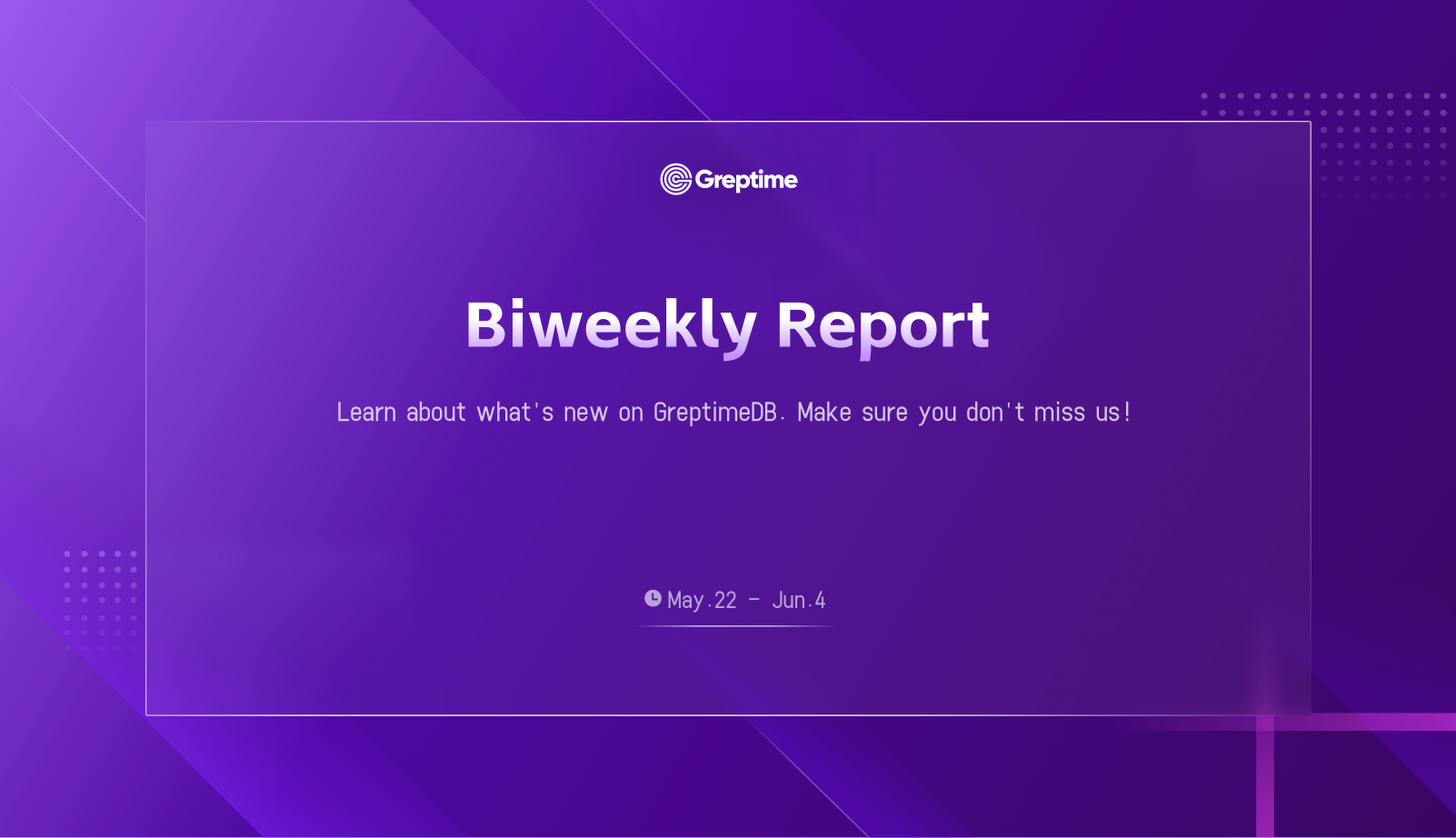 Manual Trigger for Multi-Strategy Compaction and View Query Feature Now Available | Greptime Biweekly Report