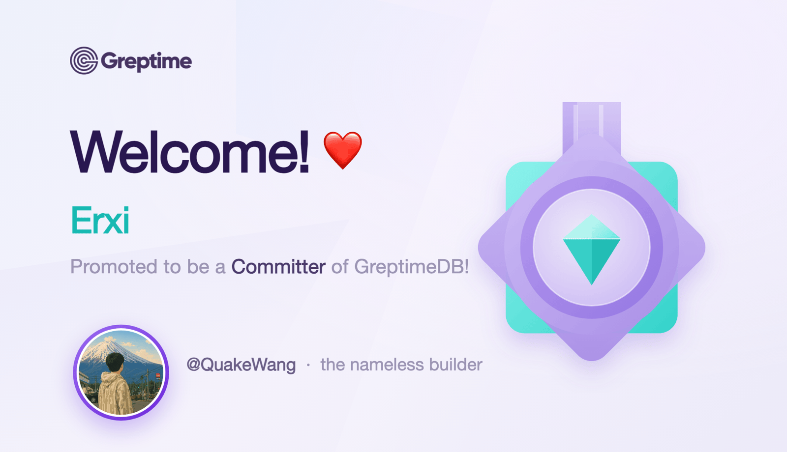 欢迎新晋 Committer 二夕｜Greptime 双周精选 - No. 84